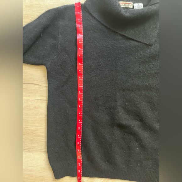 Talbots Black Angora & Lambswool Pullover Timeless Classic Sweater size M - Picture 8 of 8